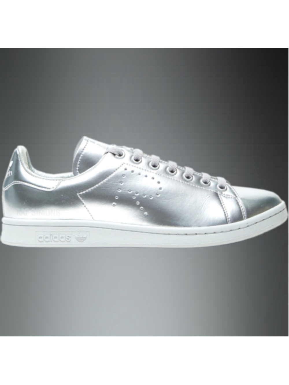 RAF Simons X Adidas Silver Stan Smith Sneakers Size Men's US 5.5/ EU 38